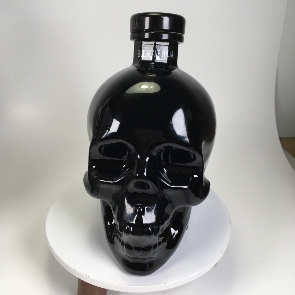 Crystal Head Vodka Onyx Skull Bottle EMPTY